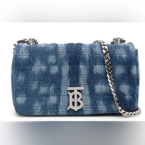 Burberry | Bags | New Burberry Lola Denim Quilted Chain Bag